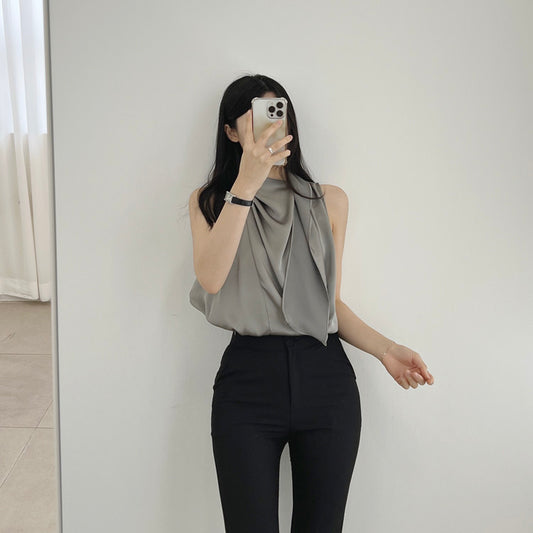 ノースリーブベストトップス