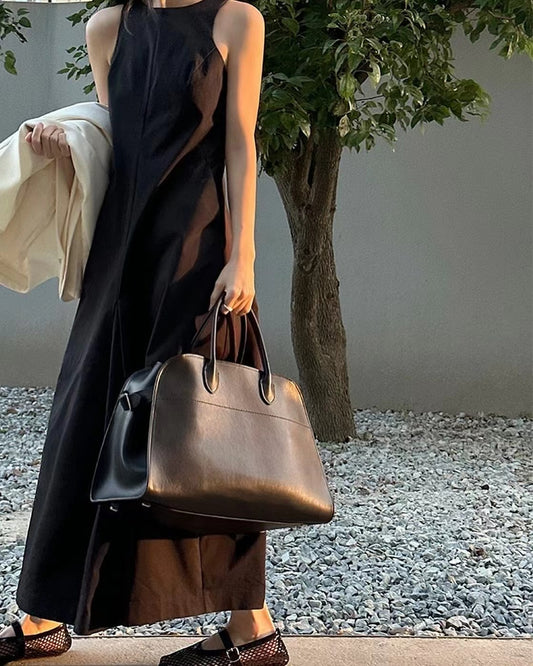 Utility Vest Maxi Dress