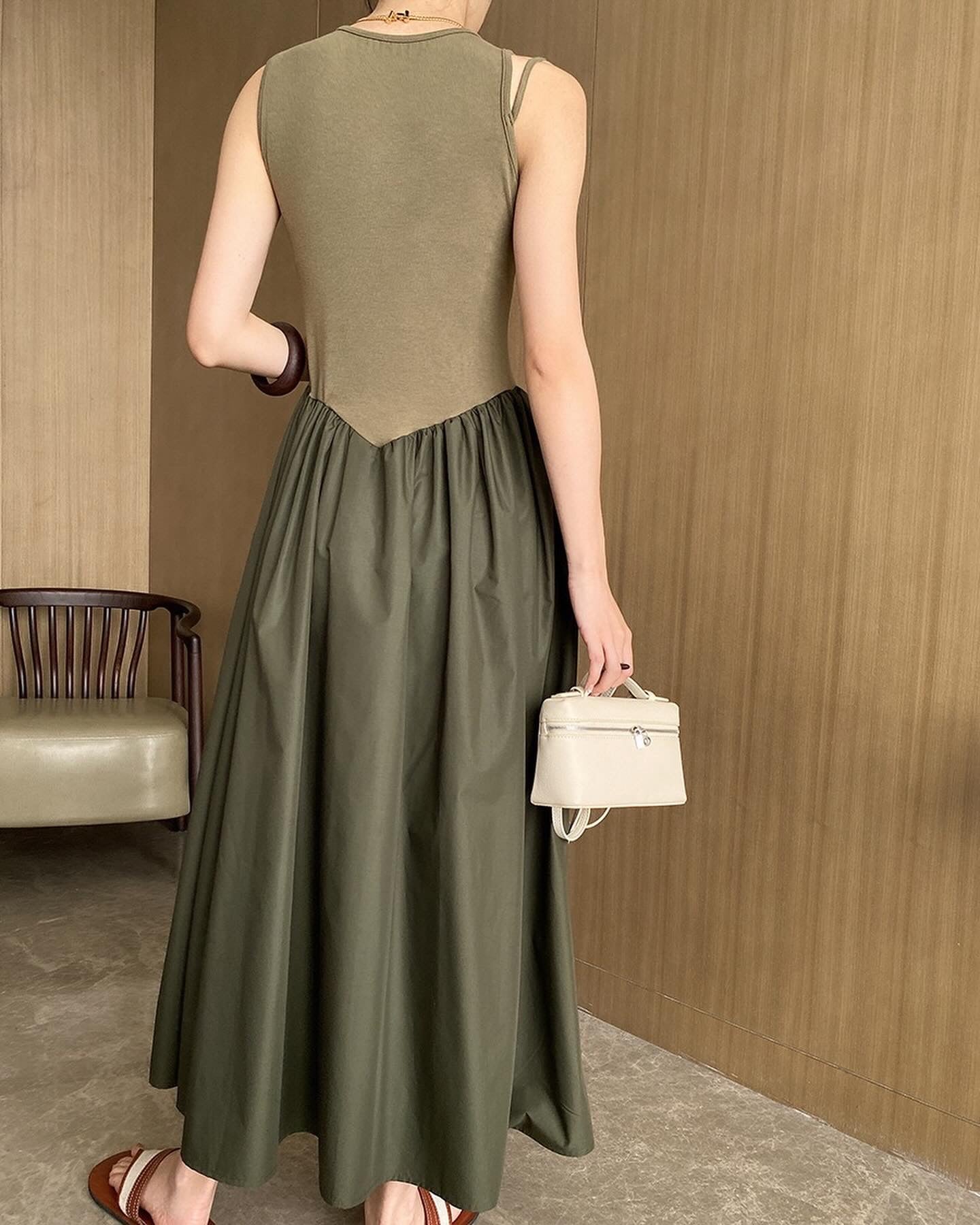 French-style Vest Dress