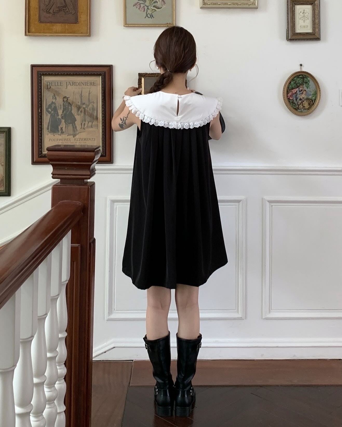 Doll Collar Sleeveless Dress