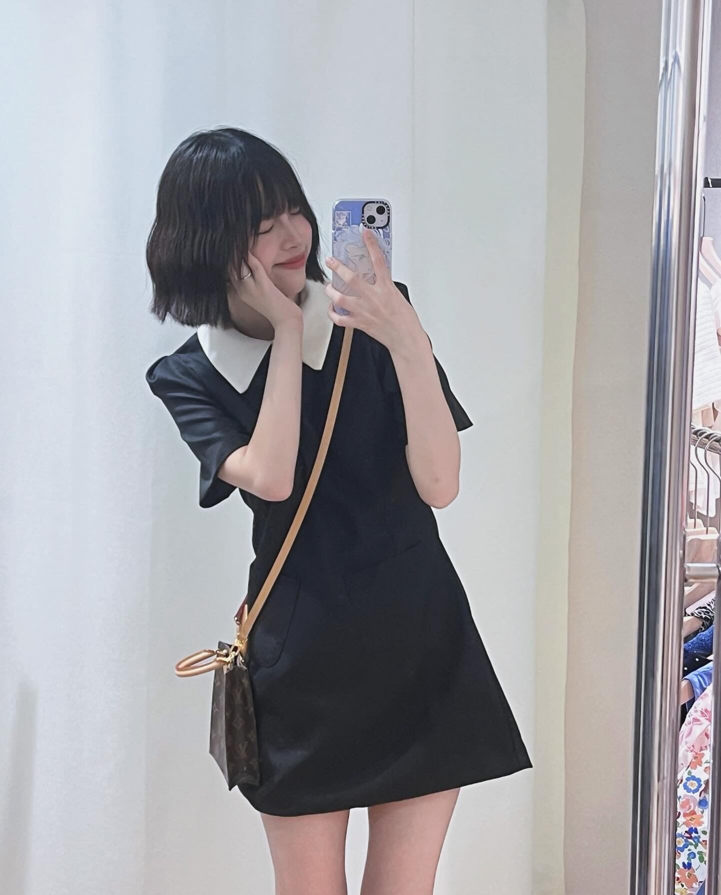 Polo White Collar Dress