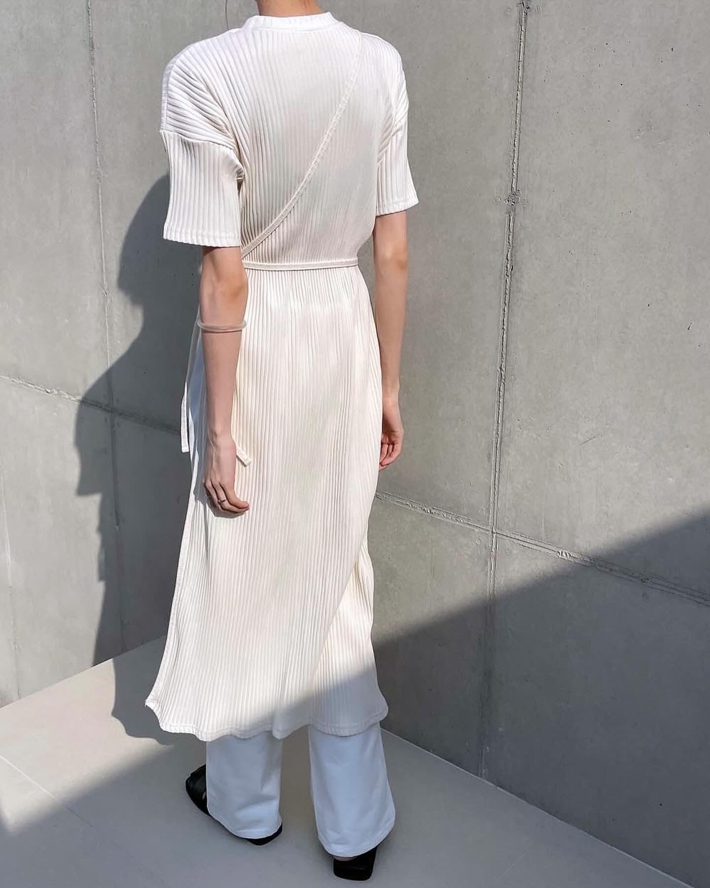 設計感拼接長衫