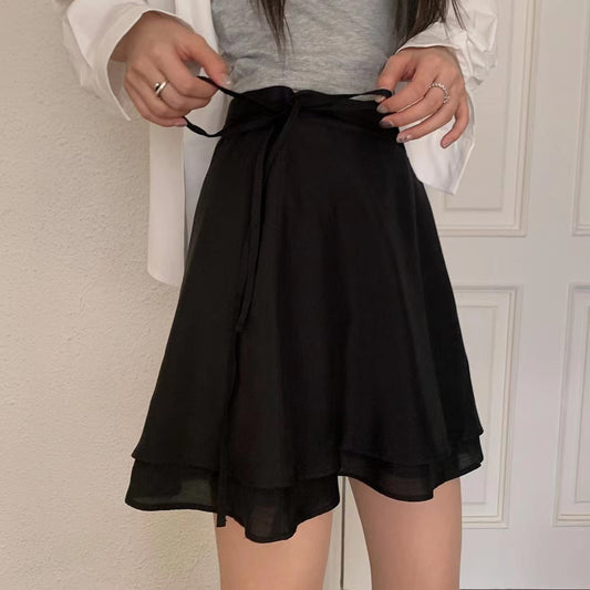 百搭系帶半身裙