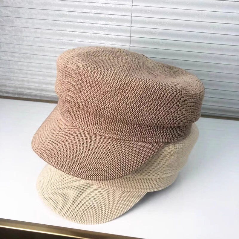 Linen Navy Cap