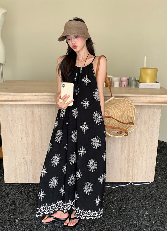 Casual Chic Halter Neck Dress