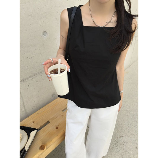 ノースリーブバックスリットリボンベスト