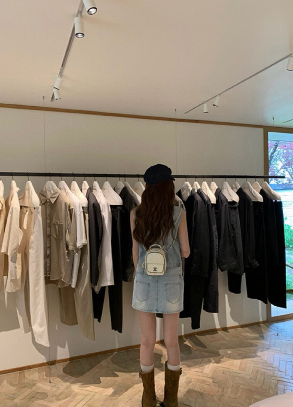 ヴィンテージカジュアルデニムベストドレス