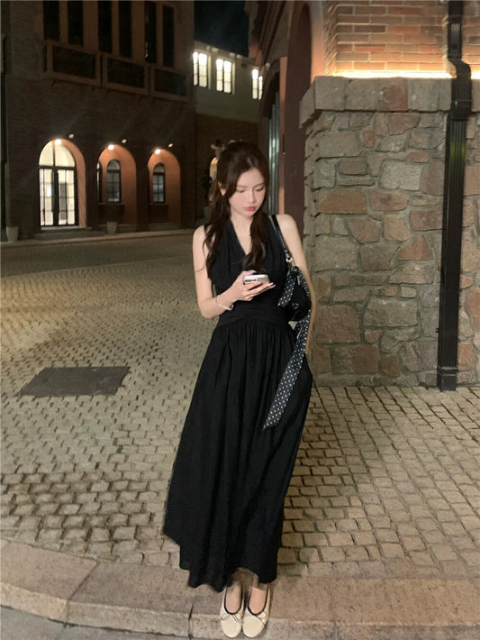 Halter Neck Sleeveless Dress