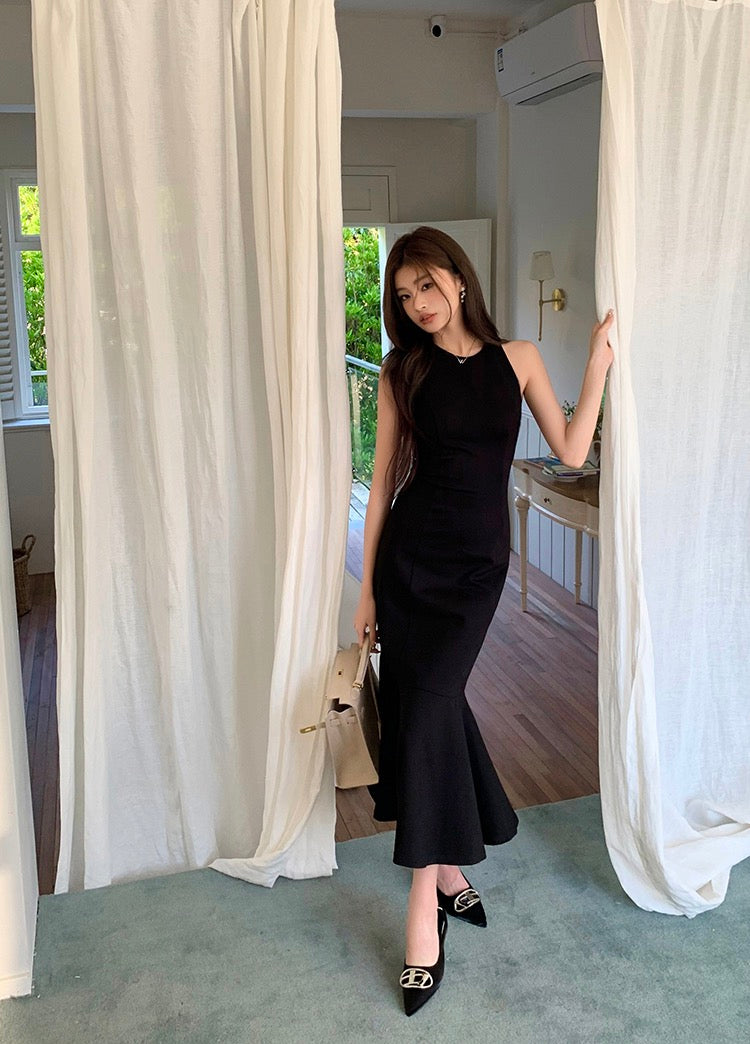 Elegant Sleeveless Mermaid Bodycon Dress