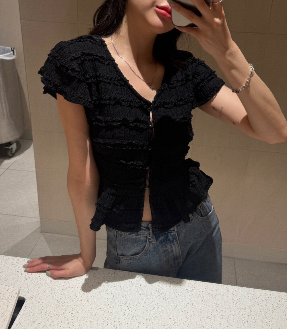 Sweet Lace Youthful Blouse