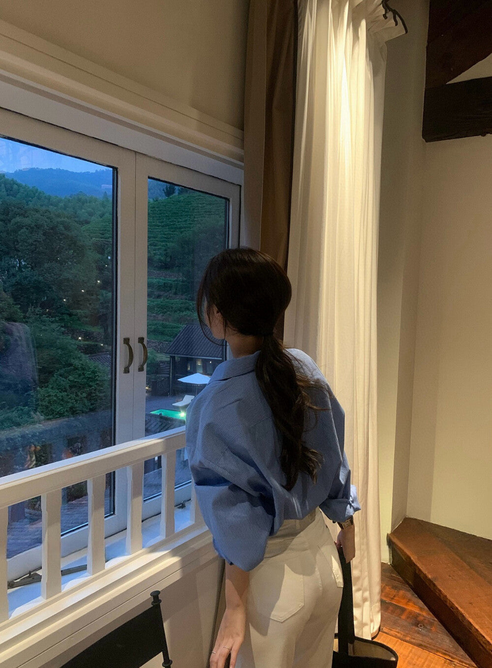 Vintage Embroidered Loose Shirt