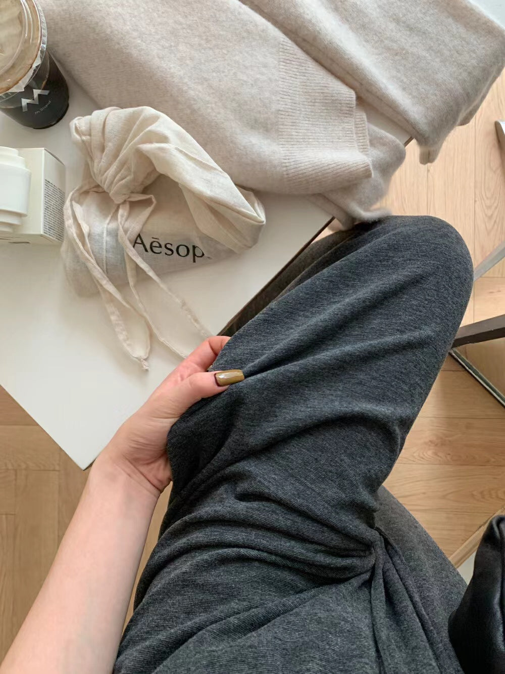 快適なゆったりストレートパンツ