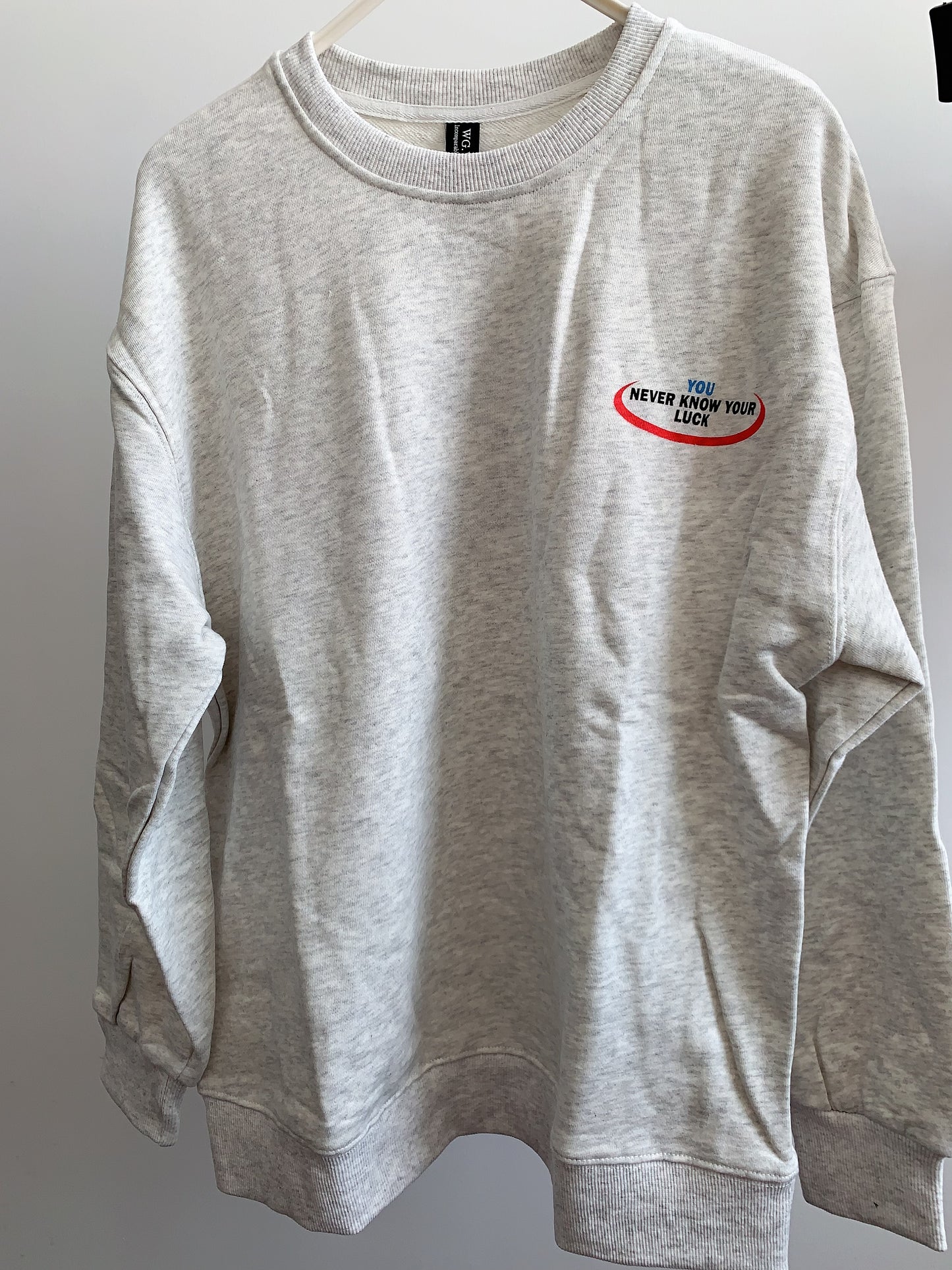 American Print Sporty Casual Classic Couple Sweatshirt