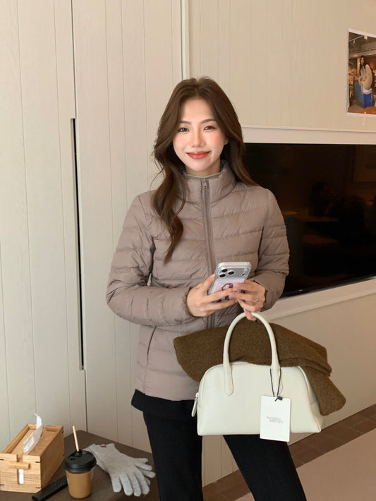 排骨內膽立領保暖羽絨服外套