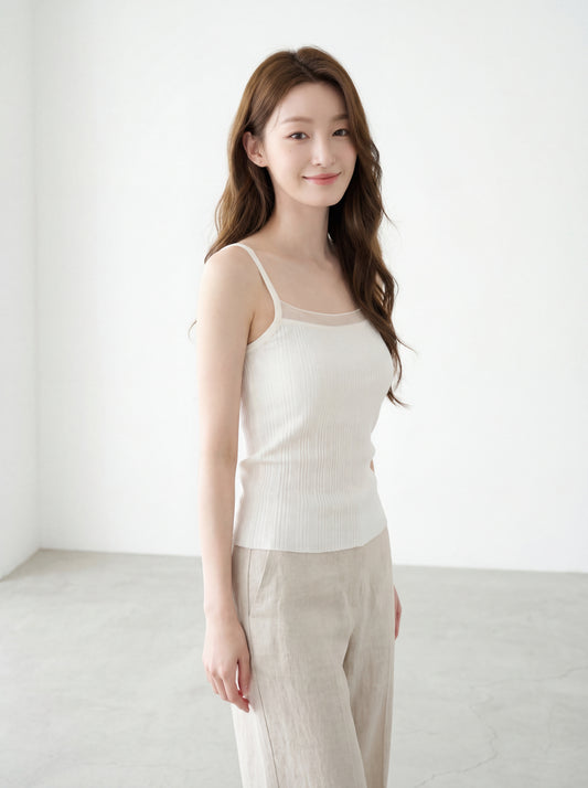 伴侶級胸杯棉吊帶背心