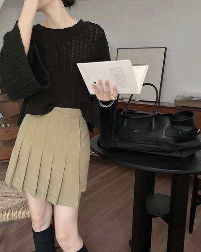 Bell Sleeve Knit Top