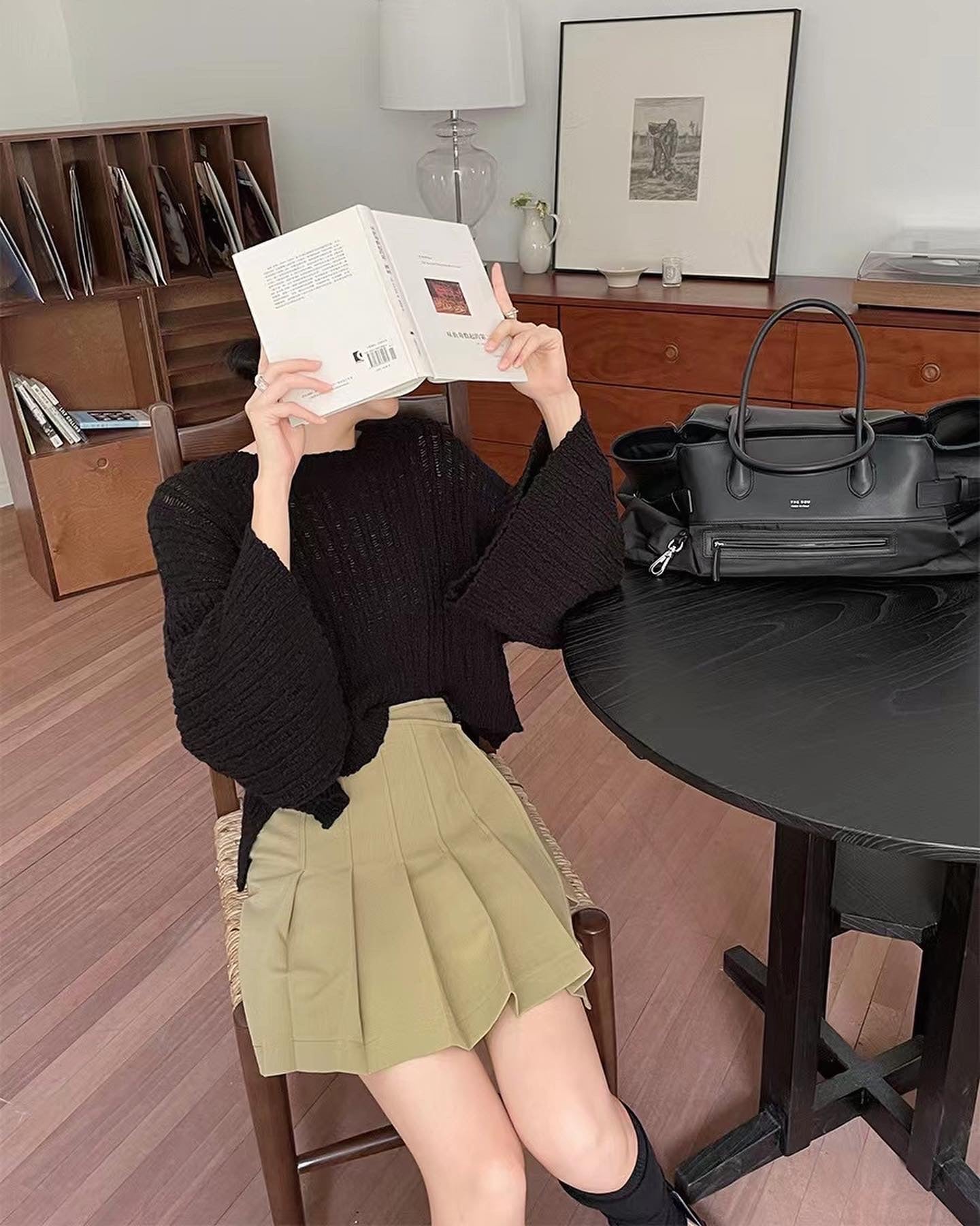 Bell Sleeve Knit Top