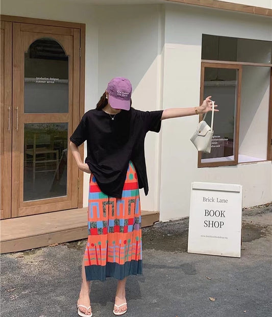 多彩な形状をしたスカート