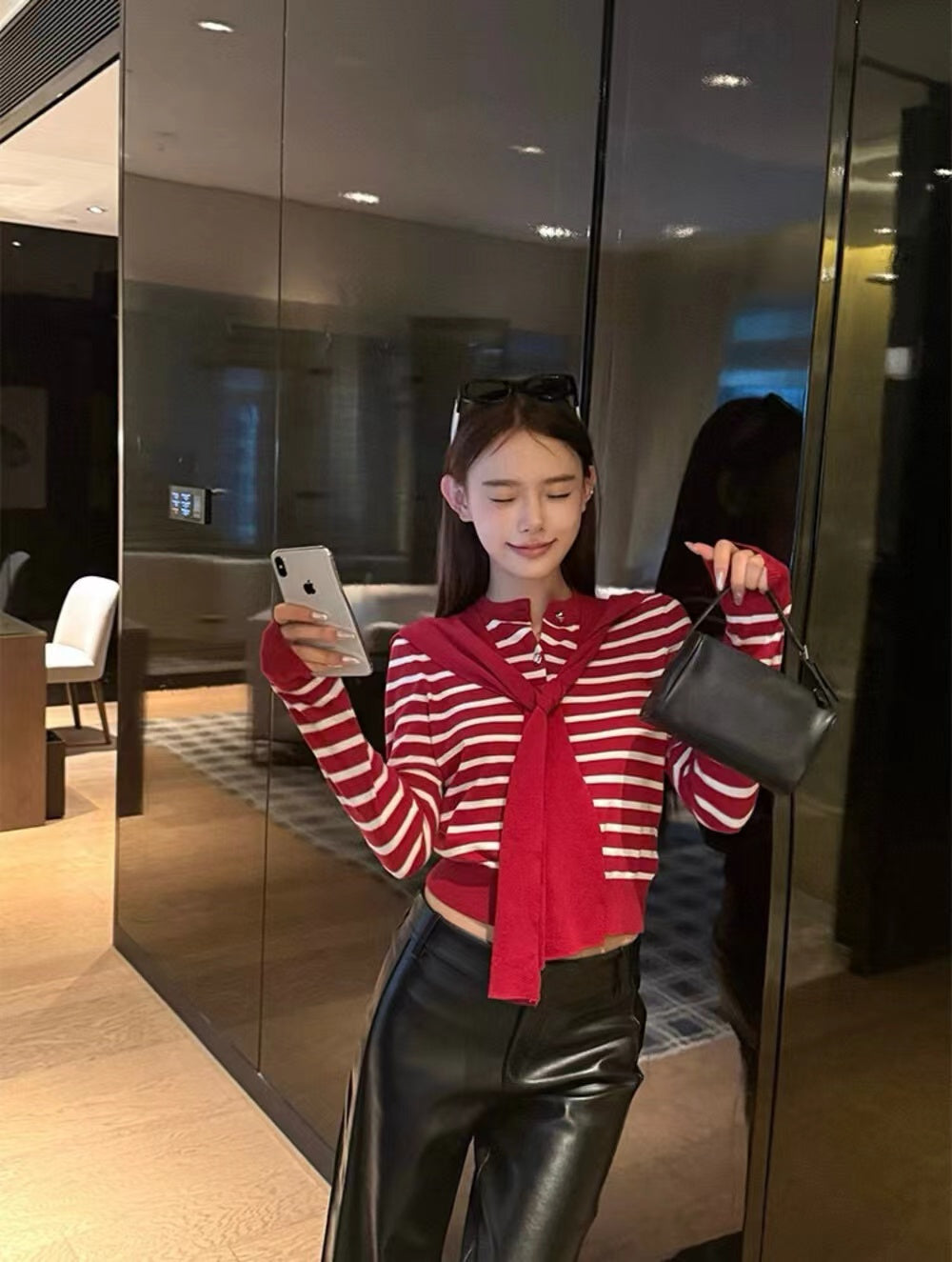 Design-Savvy Colorblock Knit Cardigan