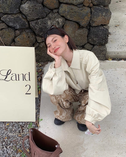 ショートレザージャケット