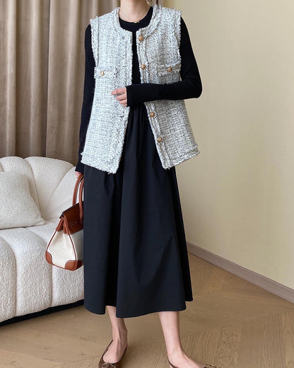 法式鏤空連身裙