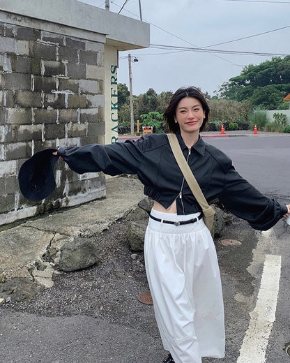 ショートレザージャケット