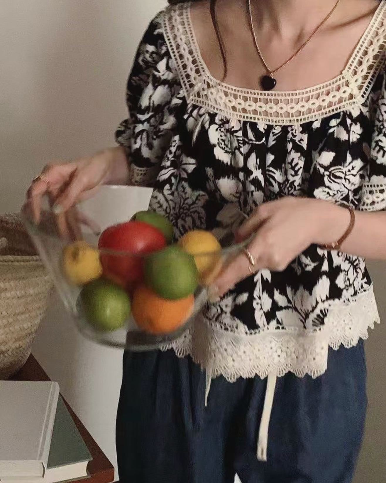 Ethnic Floral Blouse