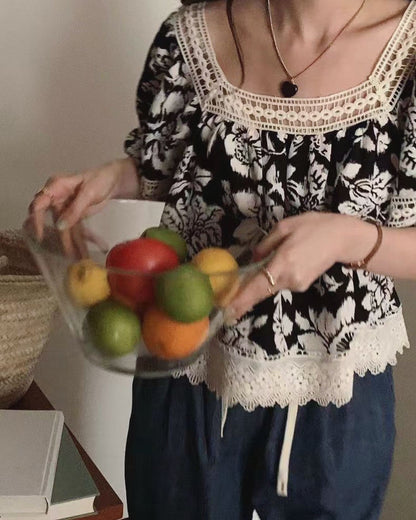 Ethnic Floral Blouse