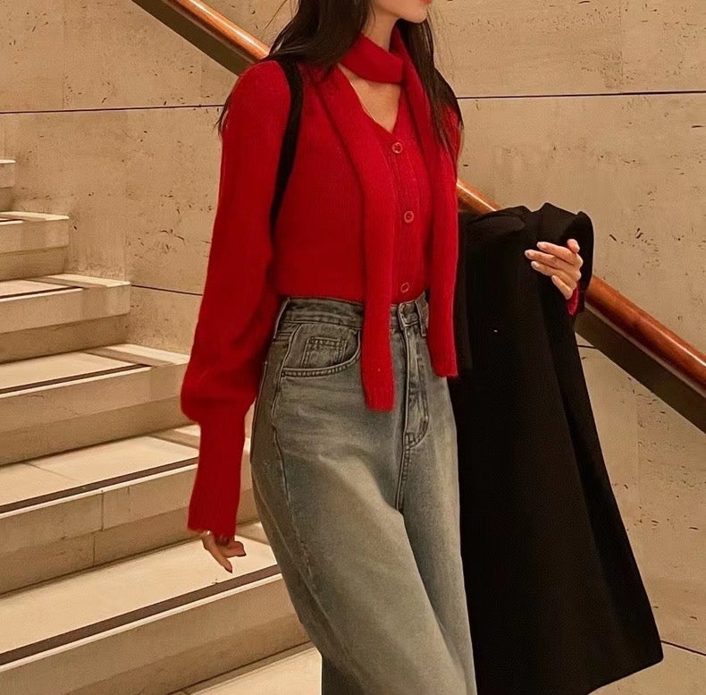 ハイネックセーター