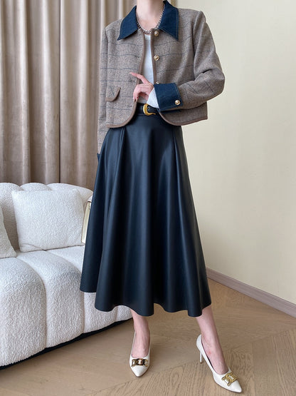 Vintage Denim Patchwork Jacket