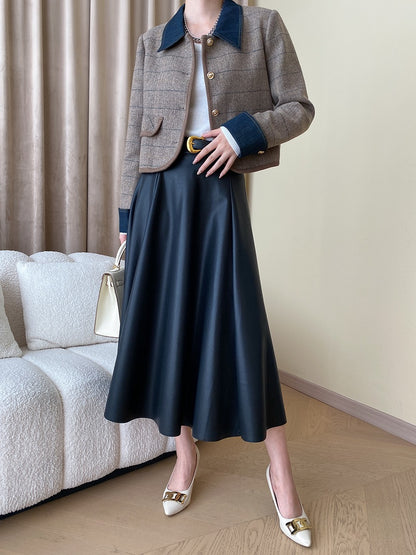 Vintage Denim Patchwork Jacket