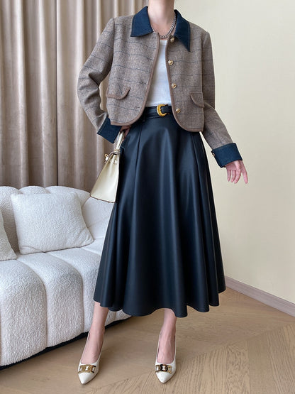 Vintage Denim Patchwork Jacket