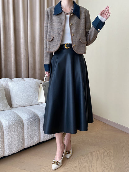 Vintage Denim Patchwork Jacket