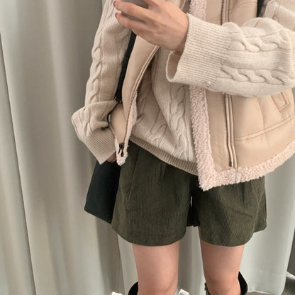 シープスキンベストジャケット