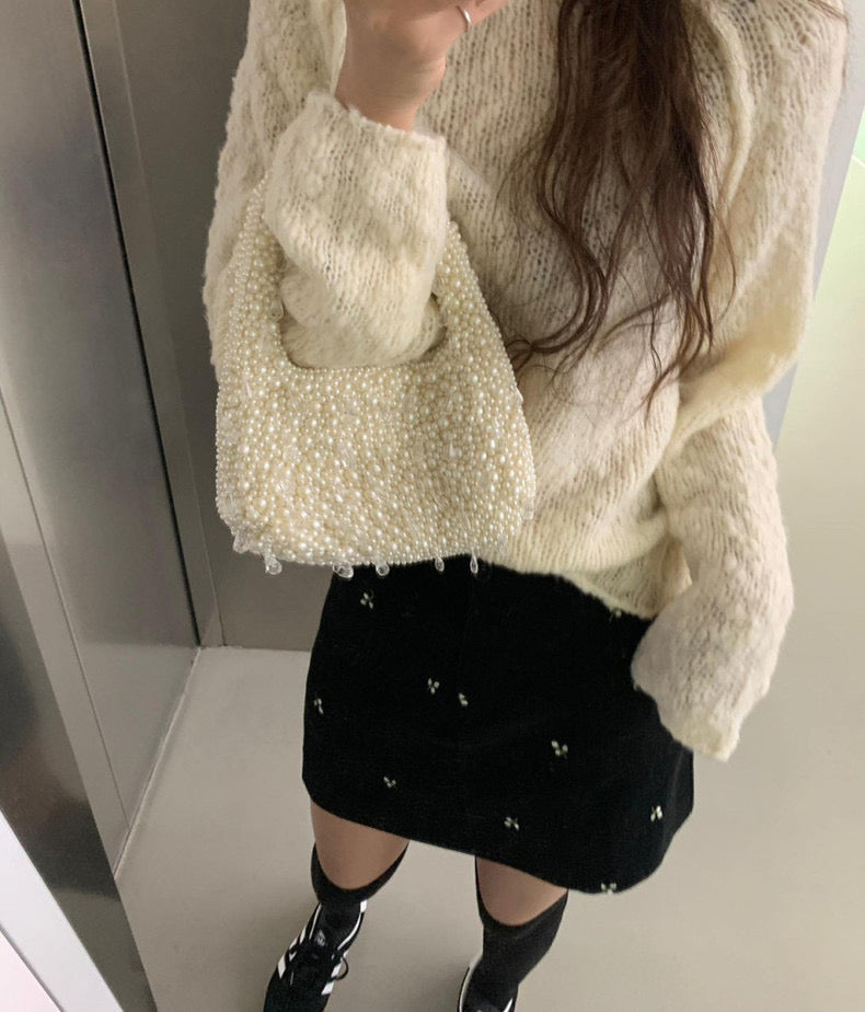 ヴィンテージフラワープリントミニスカート