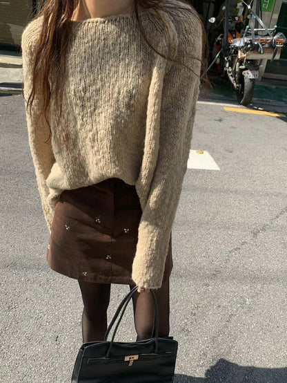 ヴィンテージフラワープリントミニスカート