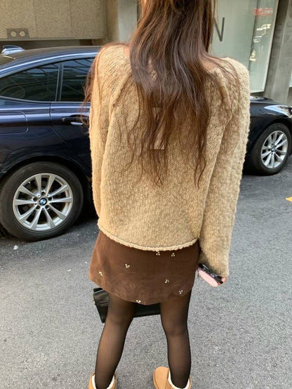 ヴィンテージフラワープリントミニスカート