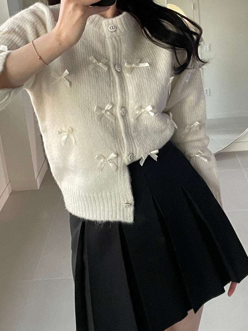 Bow Tie Knit Top