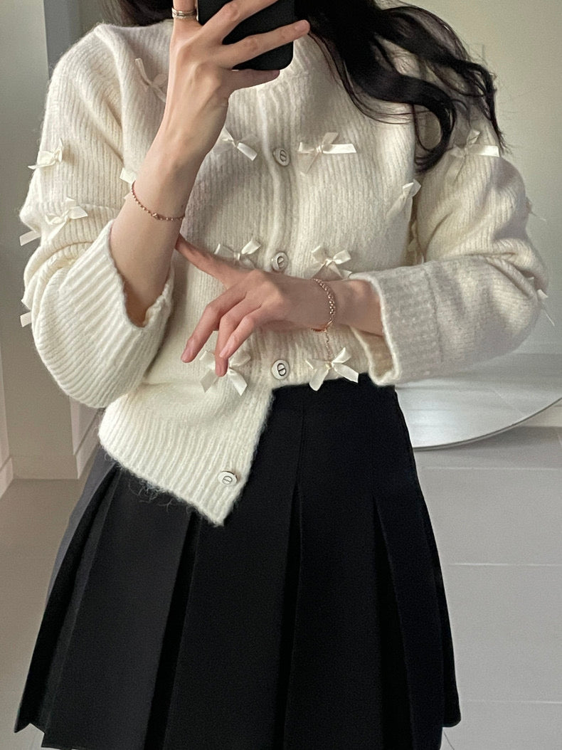 Bow Tie Knit Top