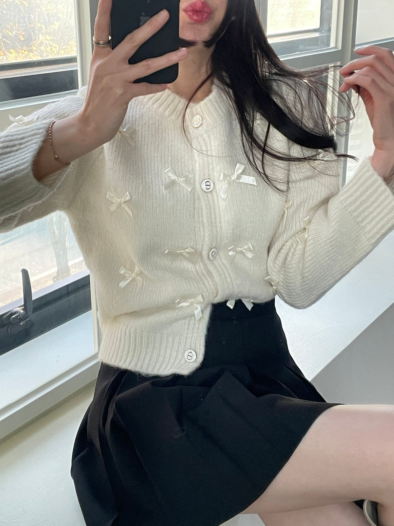Bow Tie Knit Top