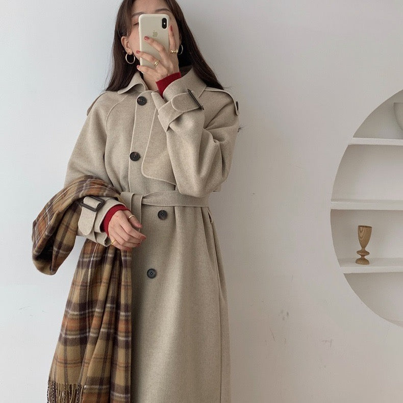 Double-sided Woolen Coat