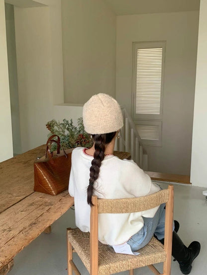 Color-Blocked Trim Sweatshirt