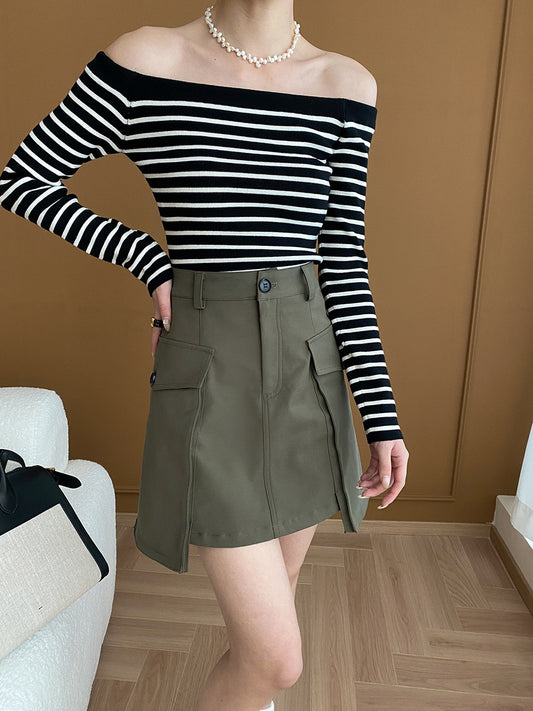 オフショルダートップス