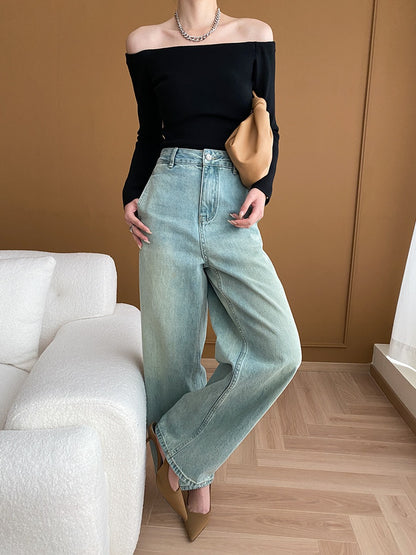 オフショルダートップ