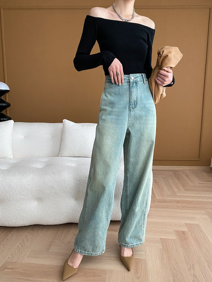 オフショルダートップ