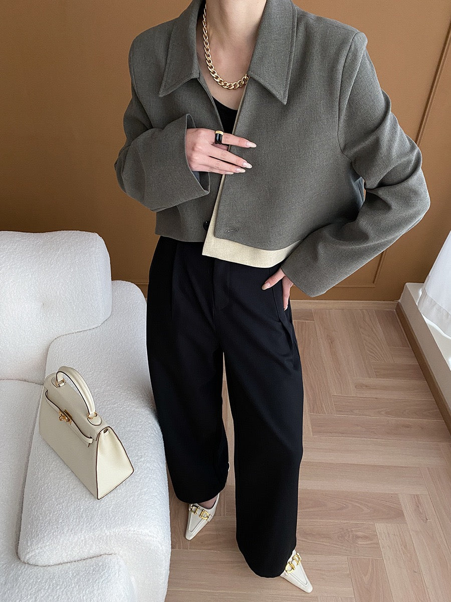 Asymmetrical Short Blazer