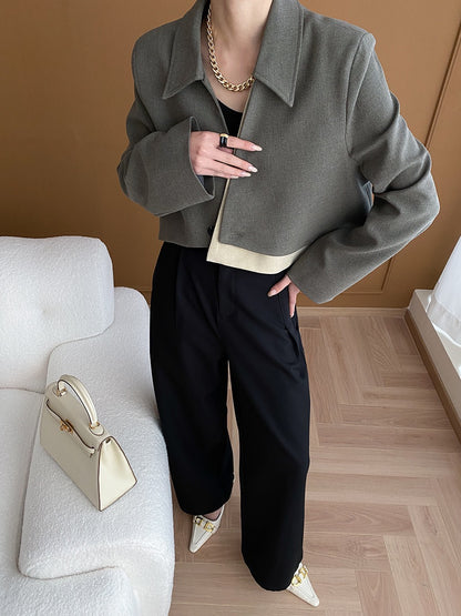 Asymmetrical Short Blazer
