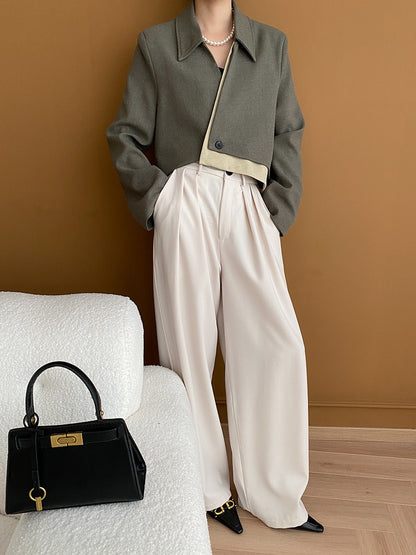 Asymmetrical Short Blazer