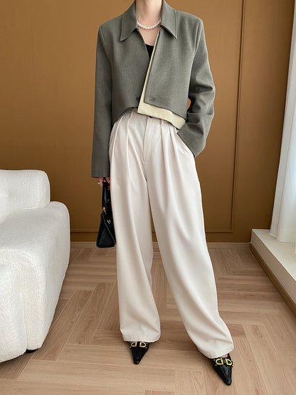 Asymmetrical Short Blazer
