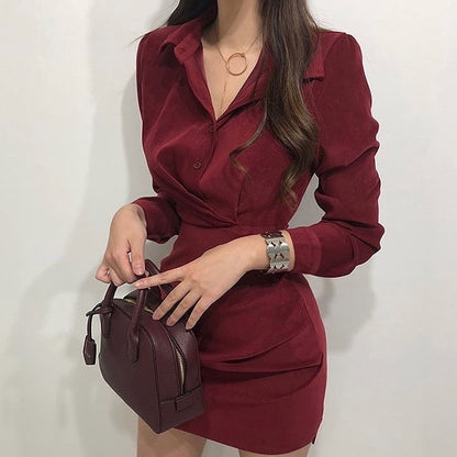 polo領恤衫長袖裙